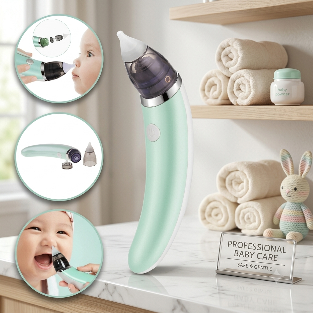 Limpiador Nasal Eléctrico para Bebes
